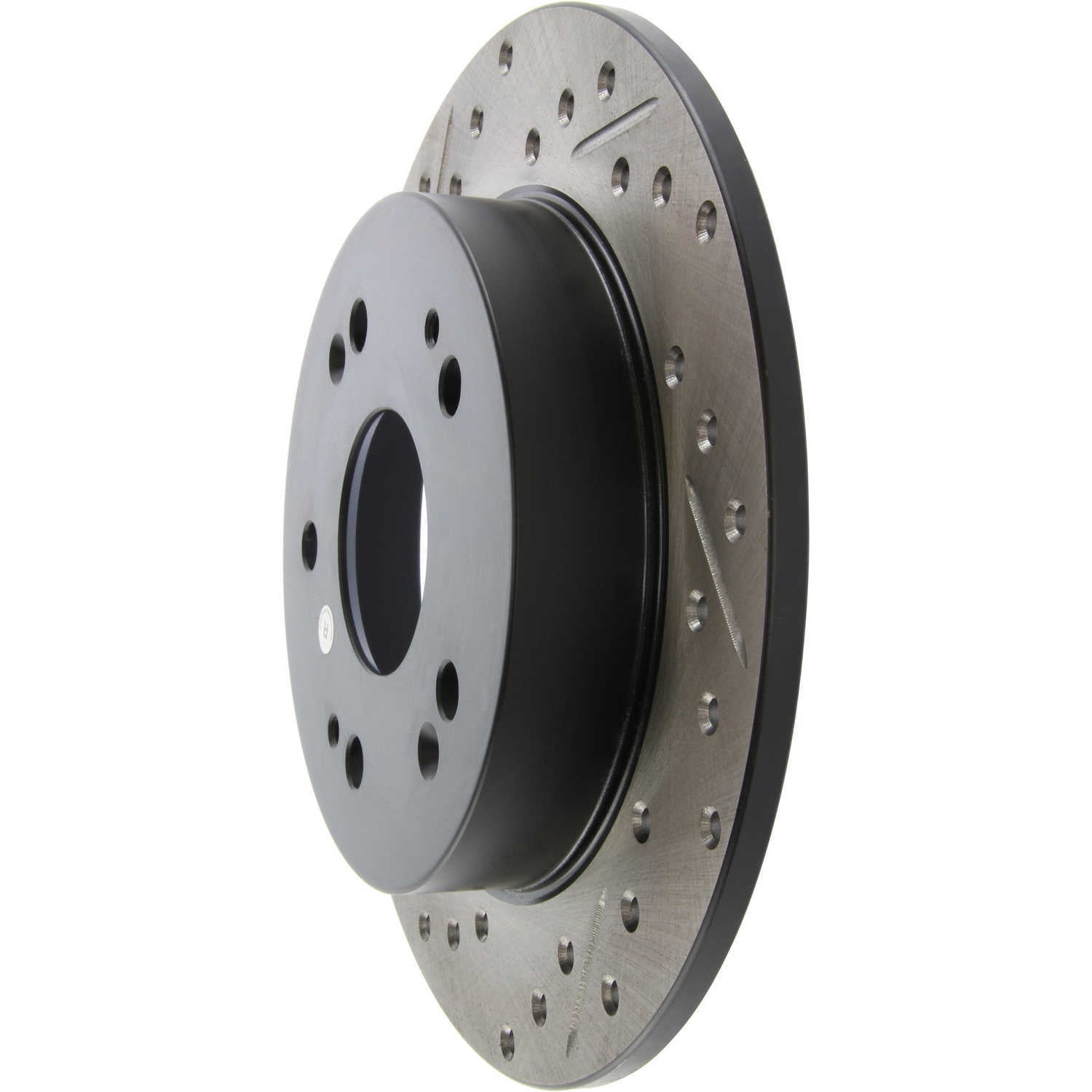 StopTech 06-09 Honda Civic Ex/Si Slotted & Drilled Right Rear Rotor Fits select: 2013-2015 ACURA ILX, 2011 HONDA CIVIC VP