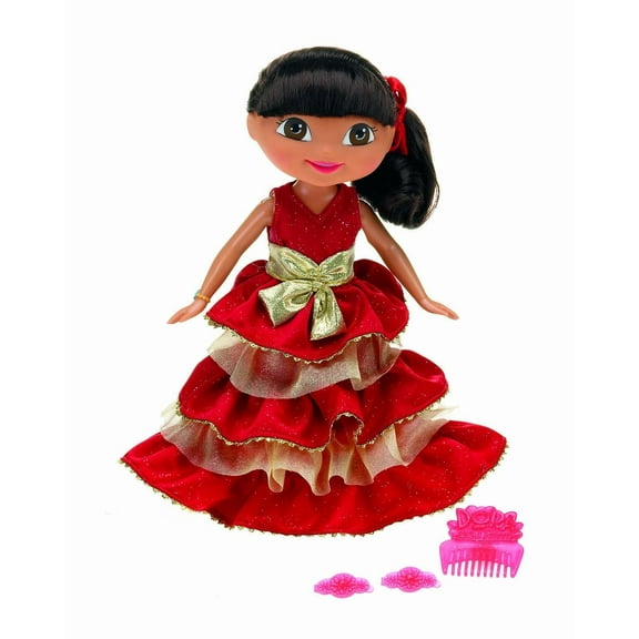 Damaged Box Special - Fisher Price 2009 Holiday Dora the Explorer Collector Doll