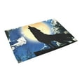 thumbnail image 3 of MKHERT Moon Blue Wolf Doormat Rug Home Decor Floor Mat Bath Mat 23.6x15.7 inch, 3 of 3