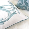 thumbnail image 5 of Amry Teal Graphic Polyester 20 in. x 20 in. Throw Pillow, 5 of 5