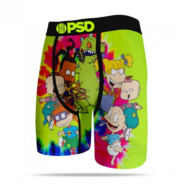 Rugrats The Whole Gang and Reptar Men's PSD Boxer Briefs-XLarge (40-42) 
