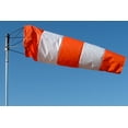 thumbnail image 2 of Airport Windsock Corporation 13" X 54" Orange & White Replacement Windsock 100% USA Made, 2 of 3