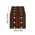 thumbnail image 3 of BiFandian Halloween Table Runner Ghost Bat Spider Pattern Table Runner Holiday Decorative Tablecloth Runner Halloween Fall Decorations Indoor Tabletop Decor, 3 of 9