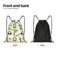 thumbnail image 2 of Yiaed Penguins On The Beach Print Drawstring Bags Drawstring Backpack Bulk String Back Pack Gym Sport Bag-Small, 2 of 5