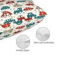 thumbnail image 3 of Kdxio Cotton Pillow Cases 16"x24" Pillowcases,Soft and Breathable Bedroom Pillow Cases-Artoon Car-No Pillow Core, 3 of 5