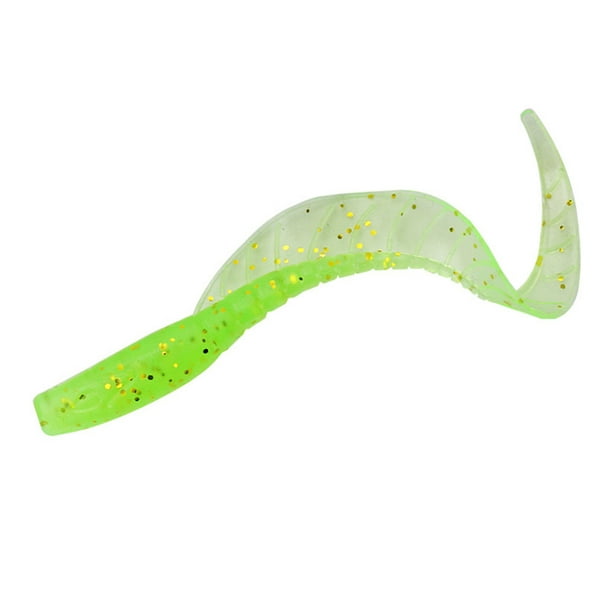 20pcs Soft Fishing Lure Set Silicone Snake eel Baits with Lead Jig