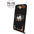 thumbnail image 4 of IBAOLE for iPhone 6 Plus/iPhone 6s Plus, Bees and Honey Pattern Cute Design Slim Yellow Liquid Silicone Soft Rubber Protective Case for Girls Children WomenSlothiPhone XR, 4 of 6
