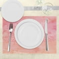 thumbnail image 3 of Ambesonne Salmon Place Mats Set of 4, Bride Invitation, Standard Size, Pale Pink and Salmon, 3 of 6
