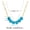 KN0035, variant on Turquoise Jewelry for Women - 14K Gold Plated Turquoise Necklace for Women Colorful Beaded Necklaces Summer Beach Boho Choker