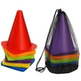 thumbnail image 4 of Conos de fútbol Faswin, paquete de 30 unidades, 18 cm, de colores, para entrenamiento deportivo, 4 of 7
