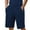 Navy, variant on hotojiny Mens Athletic Shorts with Pockets Solid Drawstring Wide Leg Textured Short Pants Casual Breathable Golf Workout Beach Shorts