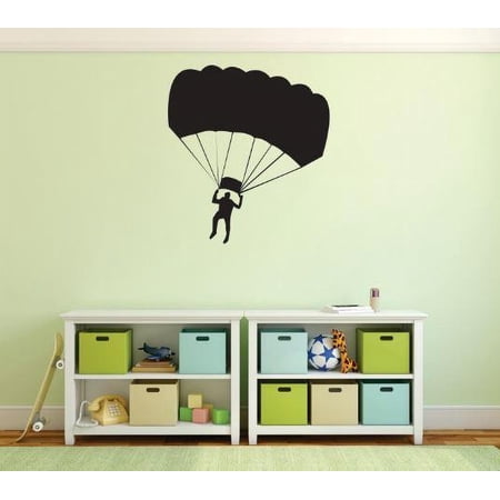 Do It Yourself Wall Decal Sticker Skydiving Fun Venturous Bedroom Bathroom Living Room Mural 20 X30