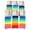 3 Rainbow, 3 Neon Rainbow, variant on Angelina Rainbow Striped Knee-High Socks (1 or 6 Pack)