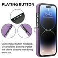 thumbnail image 2 of for iPhone 15 Plus Case, Soft TPU and PU Leather Cover Case, Business Anti-Vibration Anti-Slip Ultralight Luxury Vintage Phone Case Cover for iPhone 15 Plus for Men Women, Purple, 2 of 11