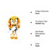 thumbnail image 3 of Great Eastern Entertainment Sonic The Hedgehog - Peluche Tikal de 10.0 in de alto, 3 of 3