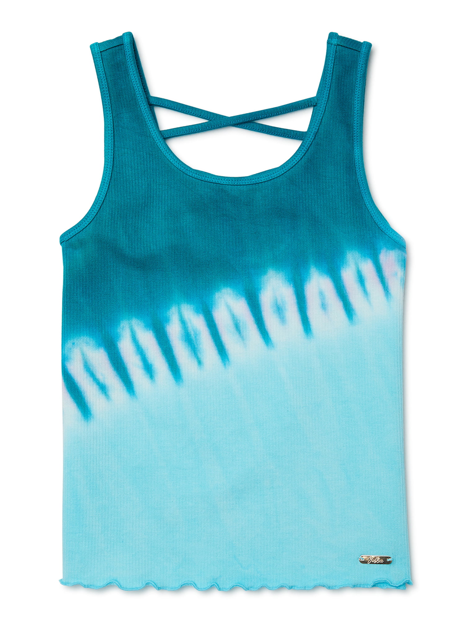 Justice Size 8 Girl's Tie Dye Logo Tank Top New with Tags