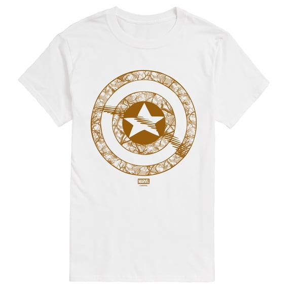 Captain America - Camo Shield - Men's Short Sleeve Graphic T-Shirt