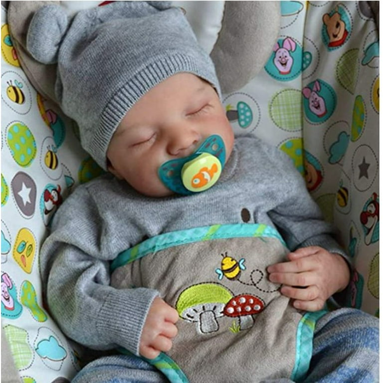 19inch Levi Reborn Doll Simulated Baby Reborn Dolls Handmade Realistic Baby  Dolls Soft Body with Toy Accessories for Kids Toddler