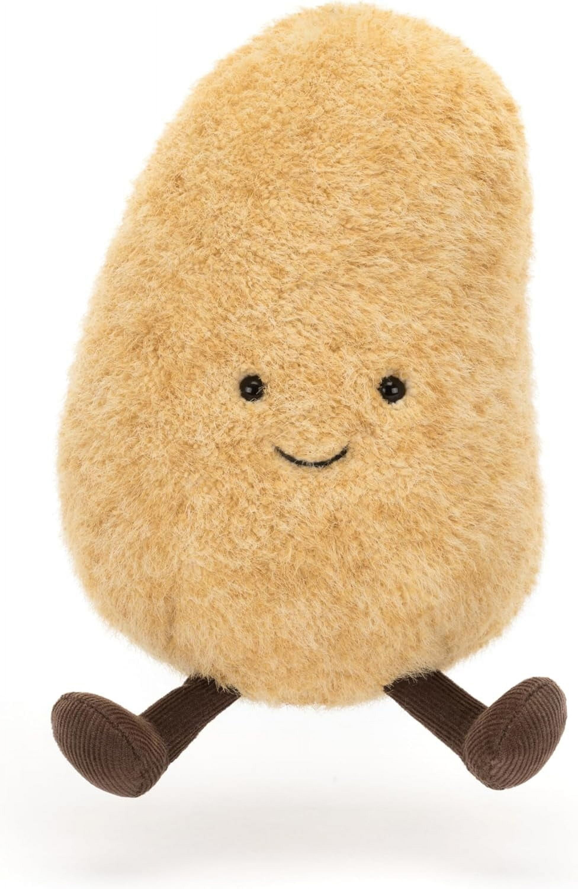 Jellycat Amuseables Potato Stuffed Toy, 7.5 inches - Vegetable Plush - Fun Gift Idea
