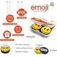 thumbnail image 2 of MORCART 16pcs Emoji Fridge Magnets Cute Refrigerator Magnets for Locker, Whiteboard, Decorative Classroom, Kitchen, Office Gifts for Teachers Family and Friends, 2 of 7