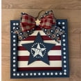 thumbnail image 5 of Wall decoration, Patriotic decorations, 12X14 in Wood Sign, Fourth of July decorations, Front Door decorations, Bow decorations, Home decoration, Americana decor, Wooden Wall Art,, 5 of 8