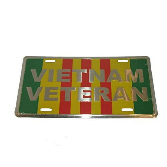 Vietnam Vet Veteran Ribbon World War License Plate 6"x12"