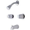 thumbnail image 1 of Two Handles Tub-Shower Faucet - Polished Chrome Finish, 1 of 1