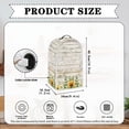 thumbnail image 6 of HELLHERO Easy to Clean 15.94"H x 9.45"L x 7.28"W Food Processor Cover Washable Handle Mixer Blender Cover for Kitchen Use, Sunflower Design, 6 of 6
