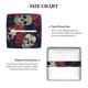 thumbnail image 5 of Balery Roses Skulls Porta Pañuelos de Cuero con Estampado – Funda Moderna Cuadrada para Caja de Pañuelos, Dispensador 5x5x5'', 5 of 7