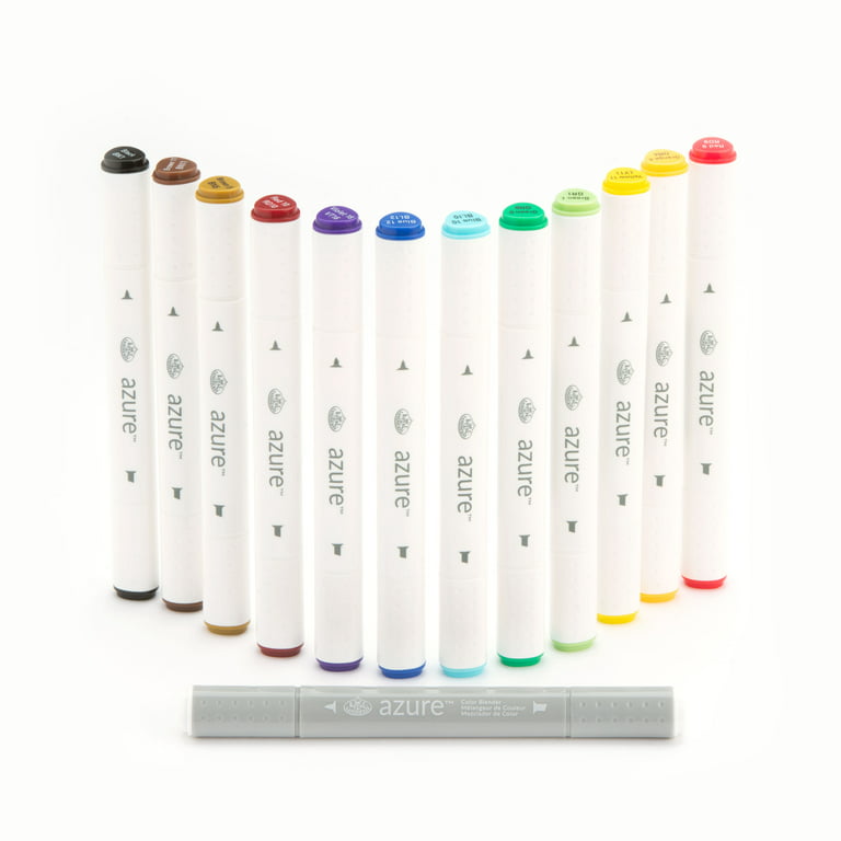 Brled 80 Colors Alcohol Markers, Free APP for Coloring, Dual Tips