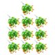 thumbnail image 1 of Plantas Artificiales Toystoory 10 Piezas Camelia Plástico Decoración Naranja, 1 of 6