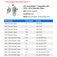 thumbnail image 2 of A/C Accumulator - Compatible with 2010 - 2014 Chevy Tahoe 2011 2012 2013, 2 of 2