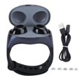 thumbnail image 1 of Hm50 Wrist True Wireless Bluetooth 5.0 Auricular Estéreo De Almacenamiento De Reloj Deportivo Portátil (Negro) seitruly EL007586-00, 1 of 6