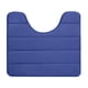 thumbnail image 2 of Alfombra de baño en forma de U de espuma azul, tapetes para inodoro, alfombras para baño, suaves, cómodas, absorción de agua, antideslizante, gruesa, lavable a máquina, más fácil de secar, 2 of 7