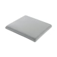 thumbnail image 4 of Cojín cuadrado para silla con base antideslizante para meditación en interiores y salas de estar. Gris claro, 4 of 9