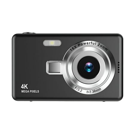 GJX Digital Camera 1080P HD - 16X Zoom Compact Photography Camera with 48MP Sensor