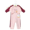 thumbnail image 2 of Hudson Baby Infant Girls Cotton Coveralls, Pumpkin Spice Date, 0-3 Months, 2 of 5