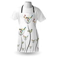 thumbnail image 3 of Garden Apron Colorful Dandelions Stems Buds Leaves Bedding Plants Wildlife Meadow Cottage Theme, Unisex Kitchen Bib Apron with Adjustable Neck for Cooking Baking Gardening, Multicolor, by Ambesonne, 3 of 3