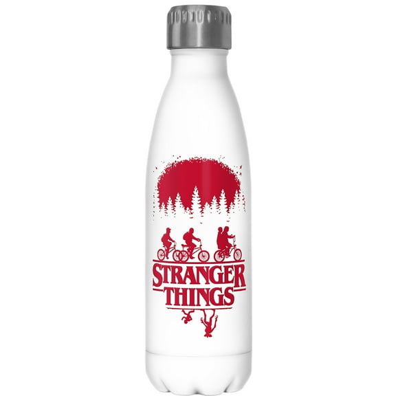 Netflix Stranger Things Black and Red Main Poster Stainless Steel Water Bottle