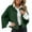 Dark Green, variant on HJYCHN Autumn Winter Cardigan Short-Length Coat Solid Color Long Sleeve Outerwear Cozy Loose Fit Knit Sweater Jacket Top for Women Dark Green S