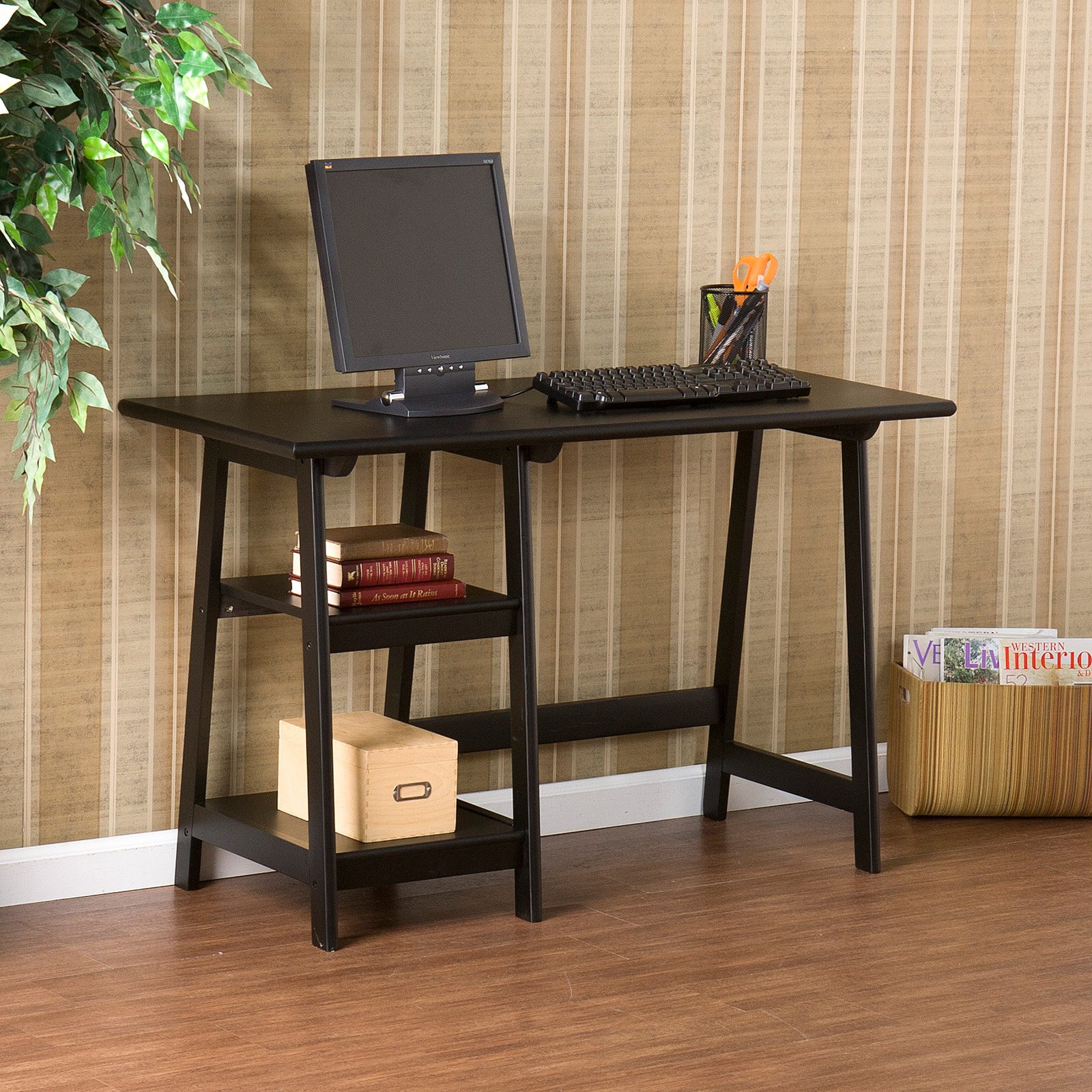 Huntsville 2Shelf Desk, Multiple Colors