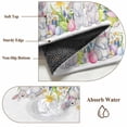 thumbnail image 6 of Easter Eggs Entryway Rug 2'x3'&nbsp; Non Slip Front Door Mats, Spring Watercolor Bunny Flower Leaf Plant Entrance Rugs Indoor Outdoor Carpet, Washable Floor Mats Small Area Rug for Bedroom Kitchen, 6 of 8