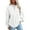 White 2, variant on Sweatshirts for Women 2024 Zip Front Plain Waffle Shirts Long Sleeve Lapel Patchwork Casual Jumper Tops Loose Comfortable Zipper Drop Shoulder Sport Sweatshirts Hoodie Trendy