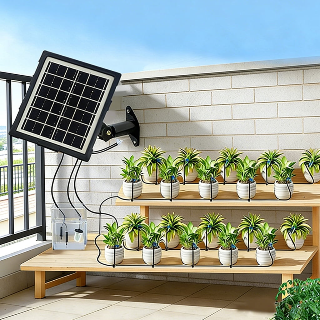 Water Saving Automatic Drip Irrigation Systems With 6 Timer Modes Ideal For Vacation Home Greenhouses Garden Balcony Car