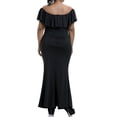 thumbnail image 4 of KVMeteor Robe longue fendue sans manches pour femme, 4 of 4