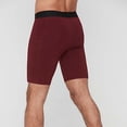thumbnail image 4 of hoksml Men's Pocket Compression Mid Thigh Underwear Shorts, Wide Waistband Moisture Wicking Athletic Base Layer Shorts for Running Cycling Workout Daily Wear, 4 of 4