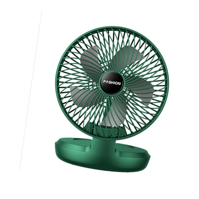Ventilador de Escritorio Gloria Plegable Personal Portátil 3 Velocidades Ajustable Recargable por USB Verde