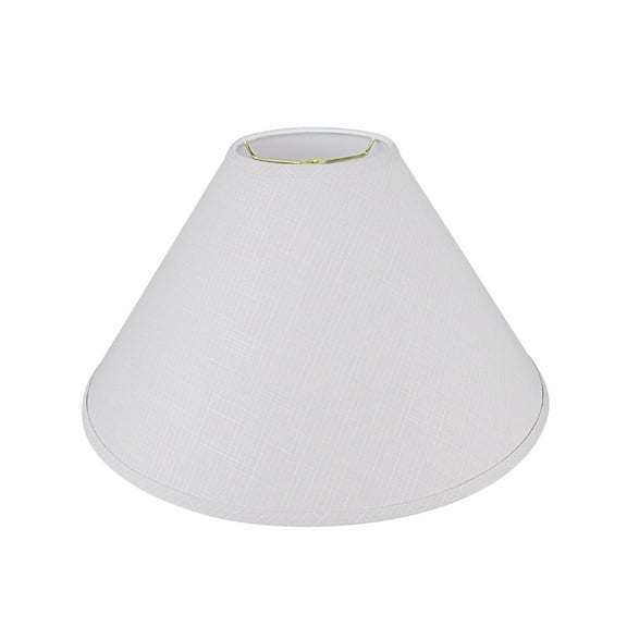 Aspen Creative 32205, Empire Spider Lamp Shade, Light Grey, 6" Top x 19" Bottom x 12" Slant Height