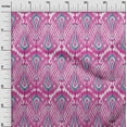 thumbnail image 2 of oneOone Viscose Jersey Fabric Big Motif Ikat Print Fabric BTY 60 Inch Wide, 2 of 5