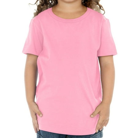 Blue Canoe Womens Bamboo - Kavio! Toddlers Crew Neck Short Sleeve Tee (Same TJP0494) Bubblegum Pink 4T
